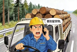 运输费谈崩，司机扣留货物，这种行为合法吗？