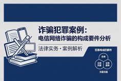 电信网络诈骗的构成要件分析