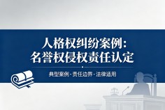 名誉权侵权责任认定