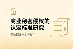 商业秘密侵权的认定标准研究