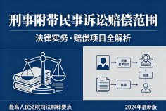 刑事附带民事诉讼的赔偿范围