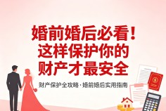 婚前婚后必看！这样保护你的财产才最安全