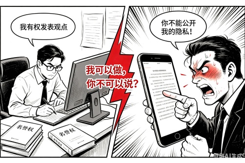 “我可以做，你不可以说”-名誉权