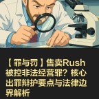 【罪与罚】售卖Rush被控非法经营罪?核心出罪辩护要点