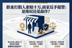 职业打假人索赔十万，商家反手报警：是维权还是敲诈？
