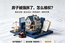 房子被强拆了，怎么维权？