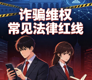 扬州刑事案件咨询律师 :诈骗维权常见法律红线