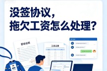 入职没签书面协议，离职拖欠薪资该怎么处理
