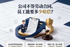公司不签劳动合同，员工能要多少赔偿？