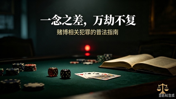 一念之差，万劫不复——赌博相关犯罪的普法指南