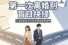 扬州离婚财产分割律师陈华:第一次离婚别盲目抉择是否请律师