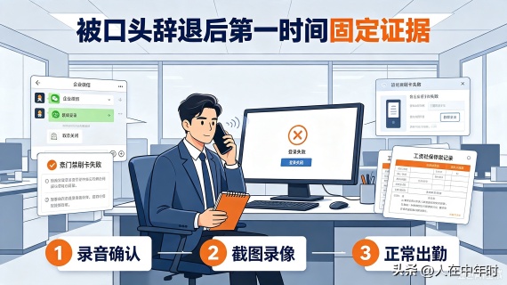 老板口头辞退没有证据怎么办
